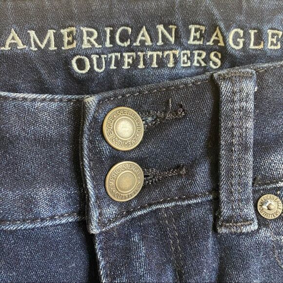 AEO Artist Crop Jeans Sz 4 - Picture 10 of 11